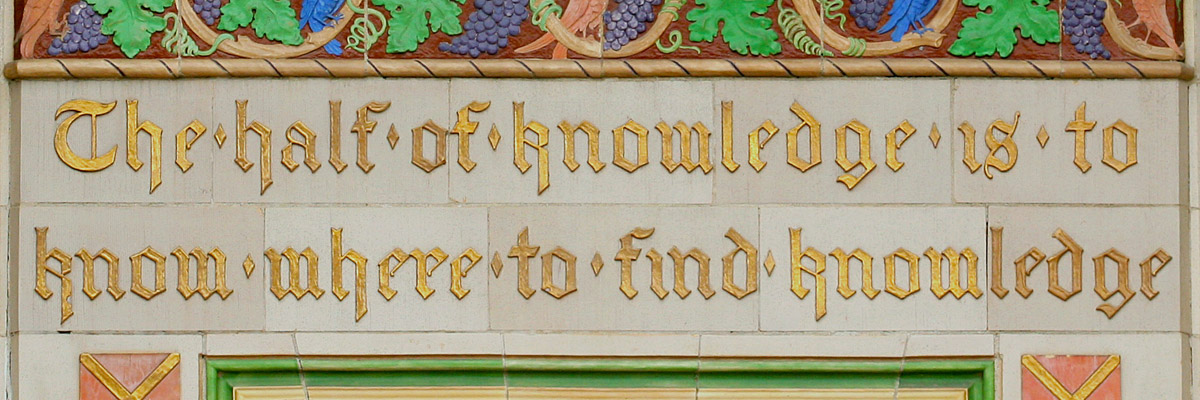 FSU building with seal displayed