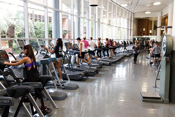 Bobby E. Leach Center fitness facility