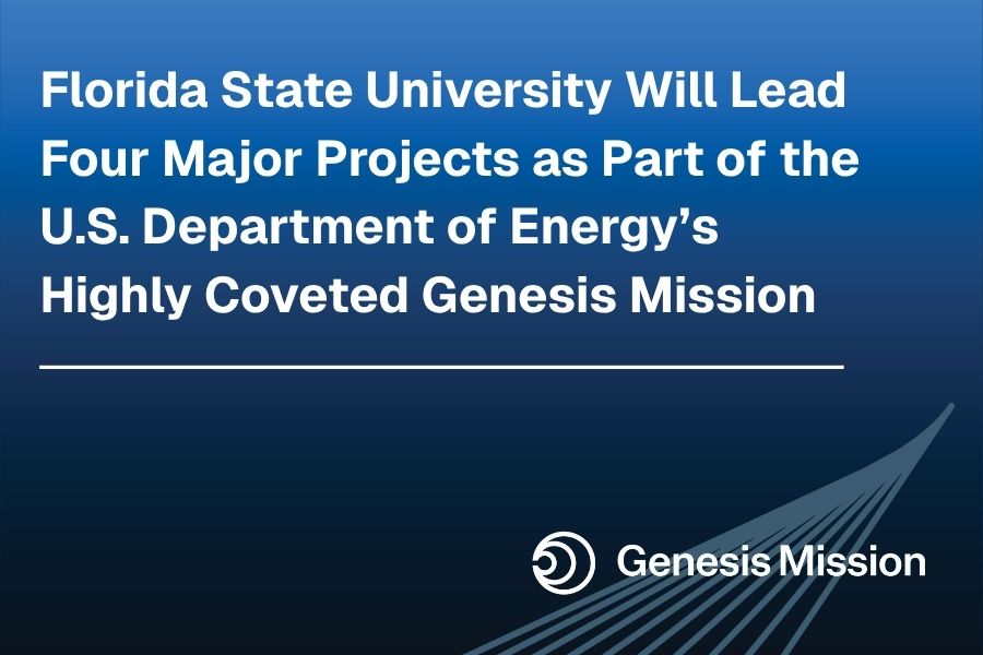 Genesis Mission research at Florida State University
